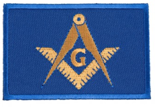 Masonic Blue Flag Patch